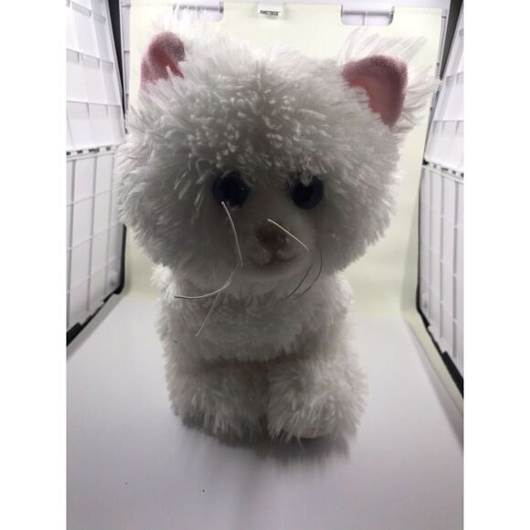 Build A Bear White Cat Kitten Kitty Persian Himalayan Blue Eyes 12" BAB - Picture 1 of 6